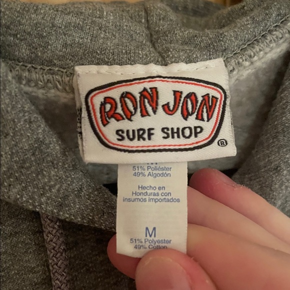 Ron Jon Charcoal Hoodie - Picture 2 of 3